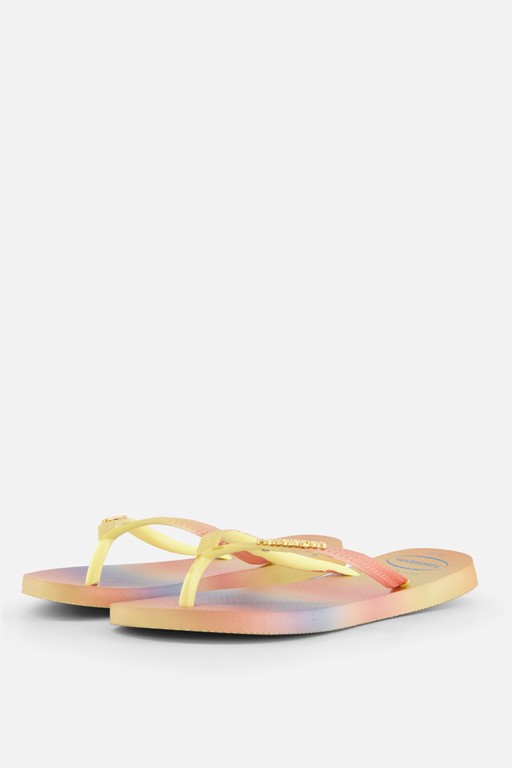 Havaianas Slim Gradient Sunset Slippers geel