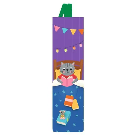 moses. Lesezeichen mit Band Lesekatze