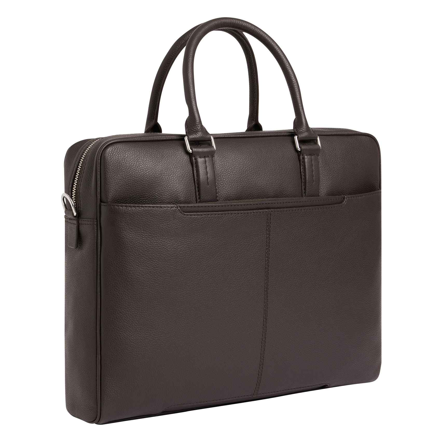 CHARLES - Porte documents en cuir| Marron