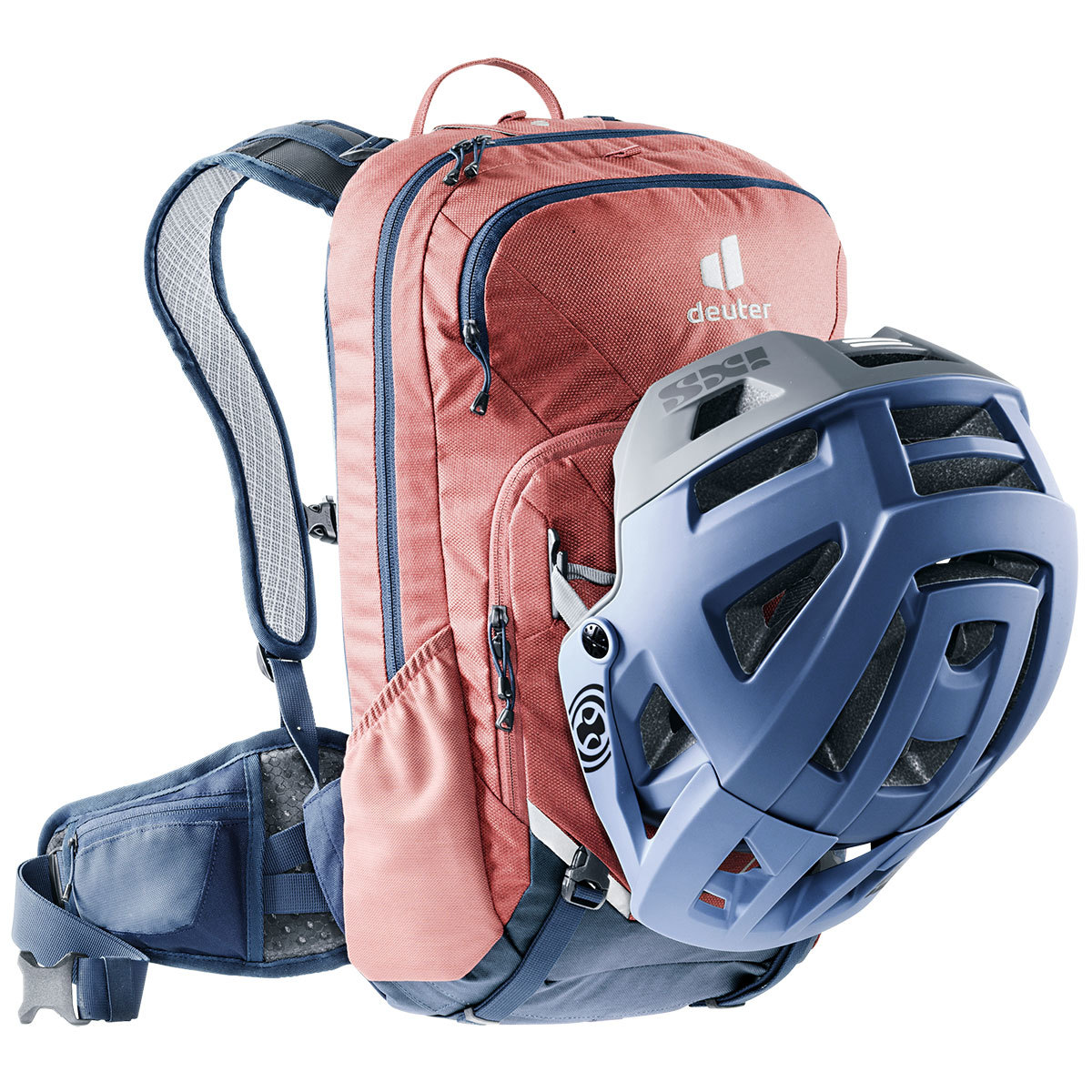 Deuter Attack 16 Fietsrugzak Rood/Blauw