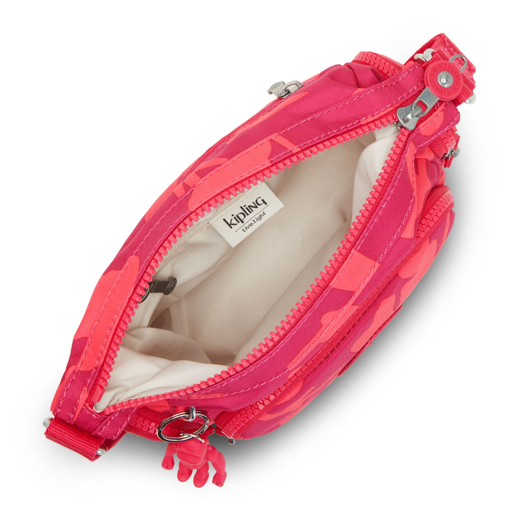 GABBIE MINI Petit sac à bandoulière avec sangle réglable - Coral Print