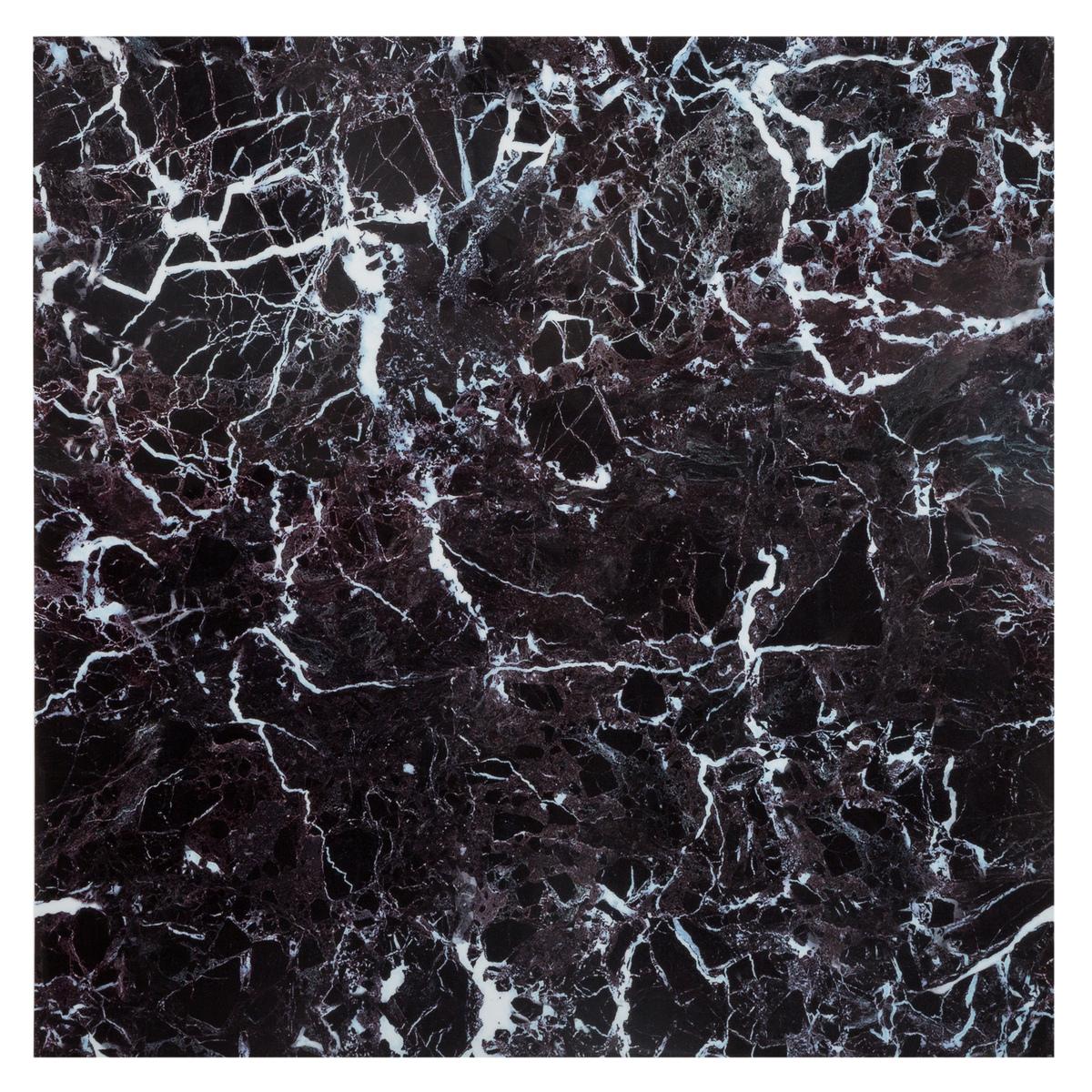 STICKERS CARRELAGE MARBRE NOIR X2 PIECES