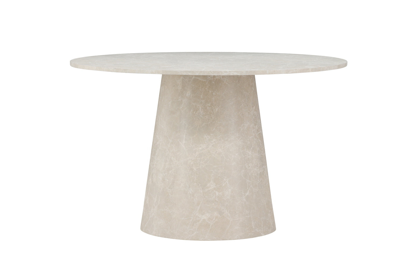 FjÃ´rd - Eettafel Rond Marmerlook - Ã120x75 cm - Lanzo