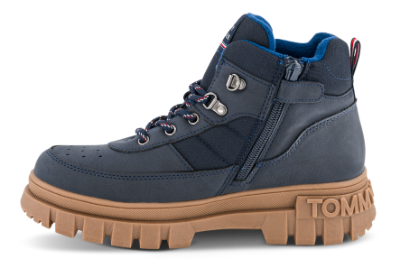 Hilfiger Kids Børnestøvle Blå 33707 | Skoringen