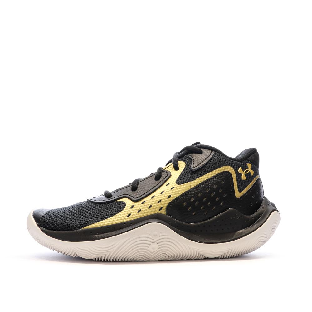 Under Armour Chaussures de Basket Noir/Doré Mixte Under Armour Jet 23