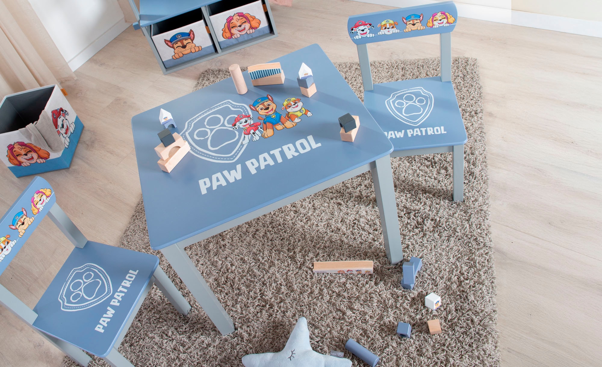 roba® Kindersitzgruppe »Paw Patrol« Set,  mit Tisch und 2 Kinderstühlen