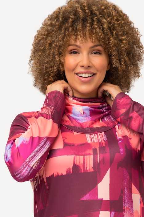 Ski-Funktionsshirt, Loop, V-Ausschnitt, Langarm, recycelt