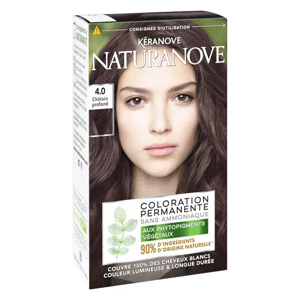 Kéranove Naturanove Coloração para Cabelo nº 4 Castanho Escuro