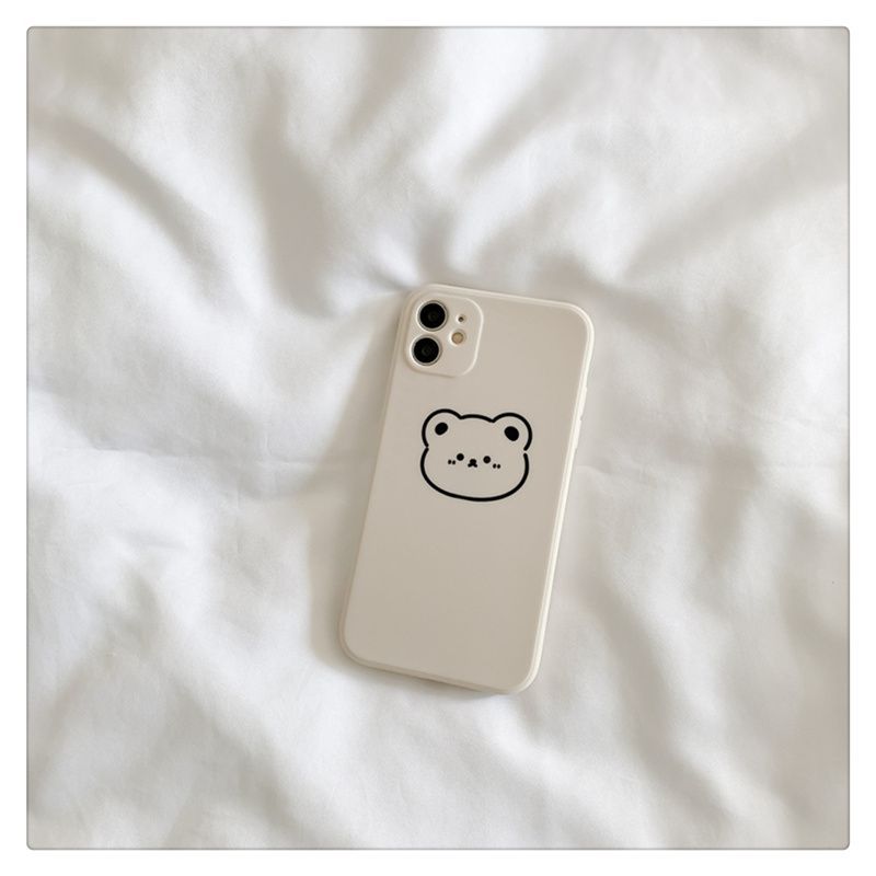 Muniepolis - Bear telefoonhoesje - iPhone 12 Pro Max / 12 Pro / 12 / 12 mini / 11 Pro Max / 11 Pro / 11 / SE / XS Max / XS / XR / X / SE 2 / 8 / 8 Plus / 7 / 7 Plus