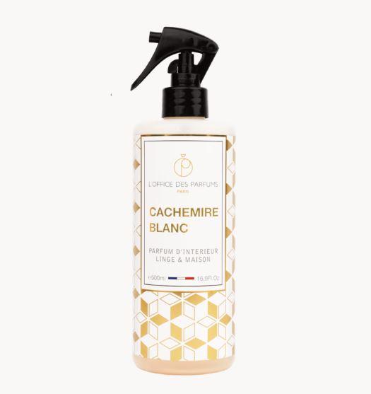 PARFUM INTERIEUR LINGE ET MAISON CACHEMIR BLANC 500ML