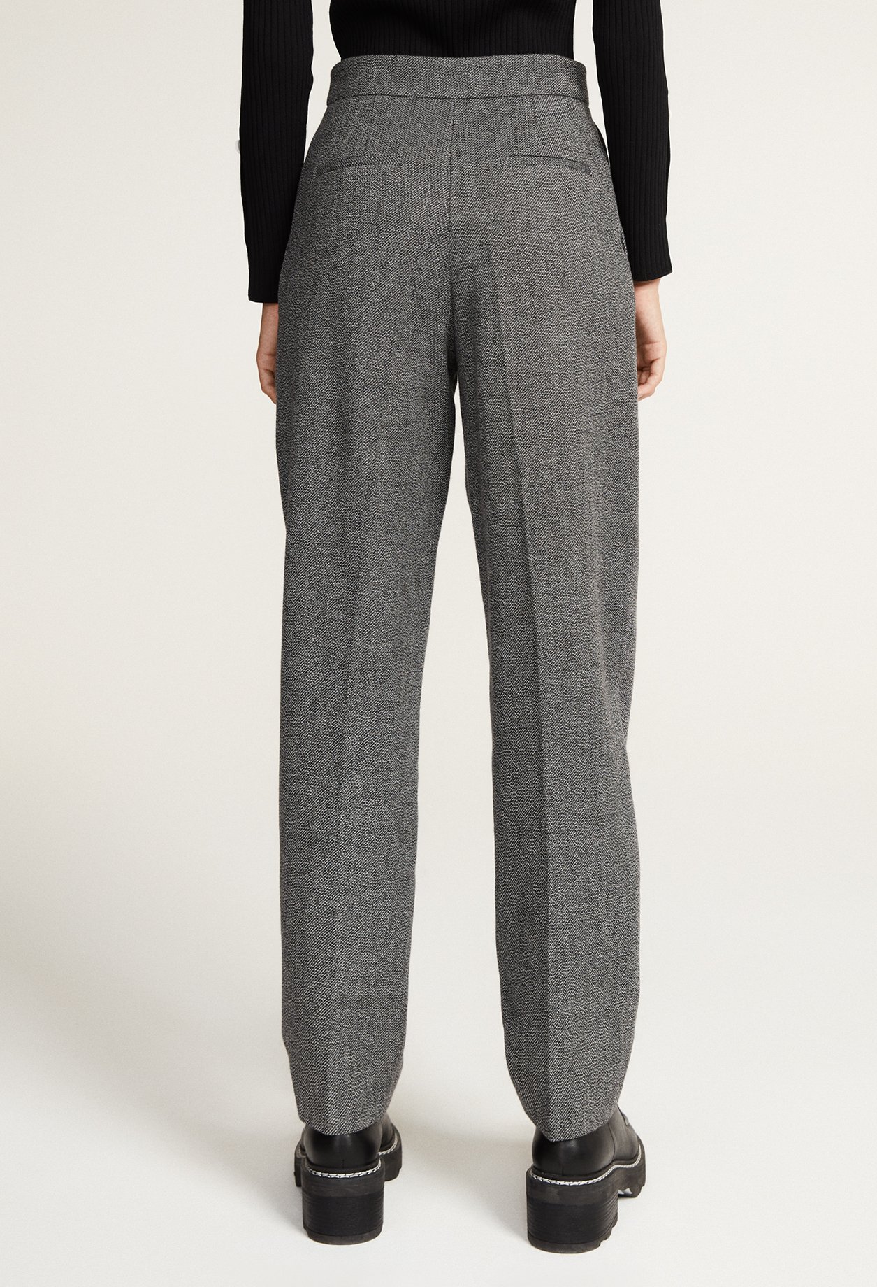 Pantalon tailleur gris