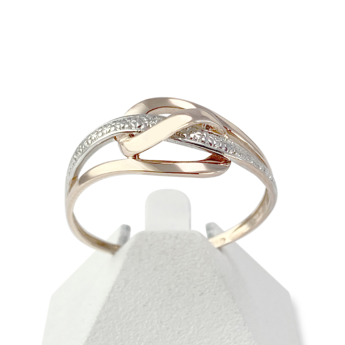 Bague d'occasion or 375 rose rhodié