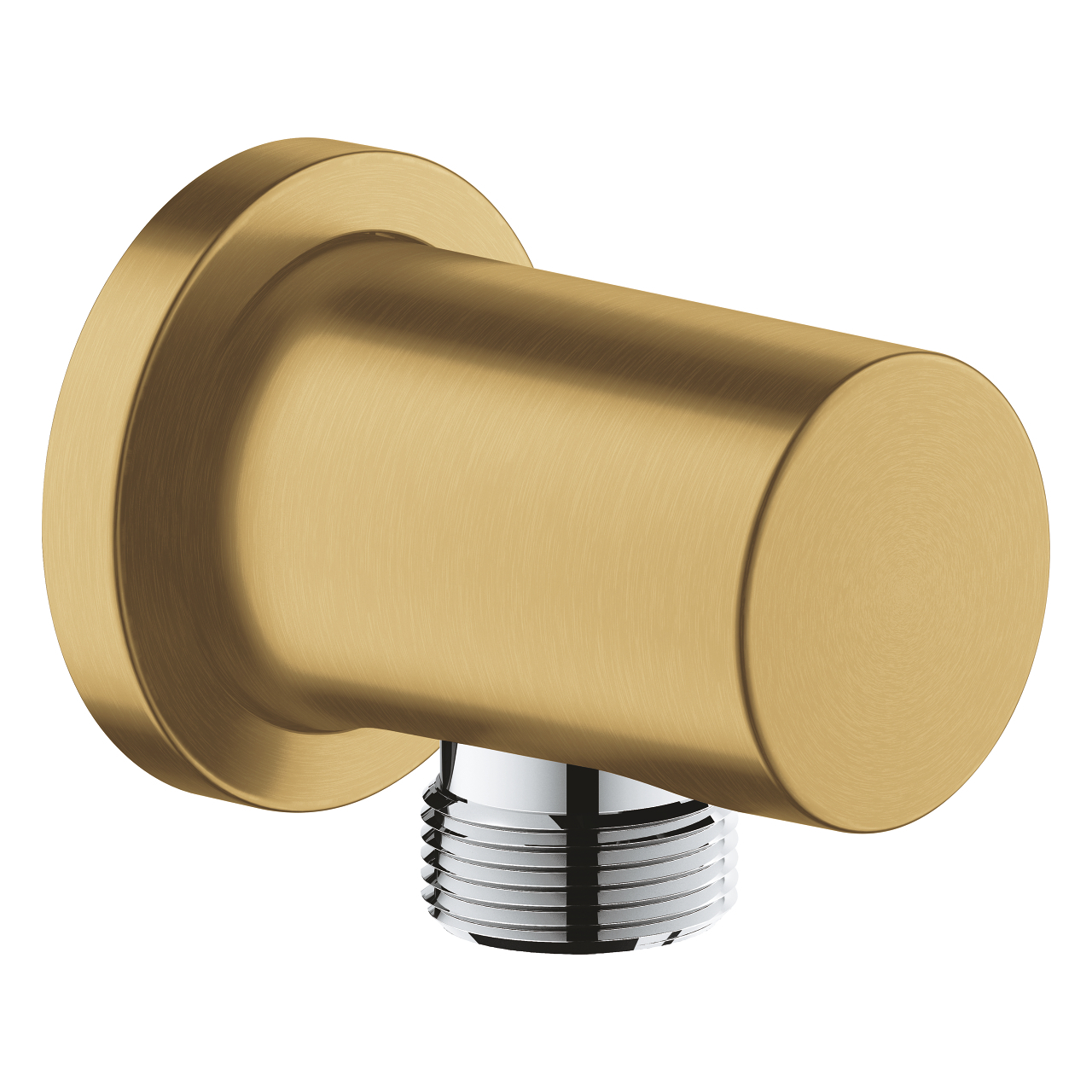 Grohe Rainshower wandaansluitbocht met ronde rozet brushed cool sunrise