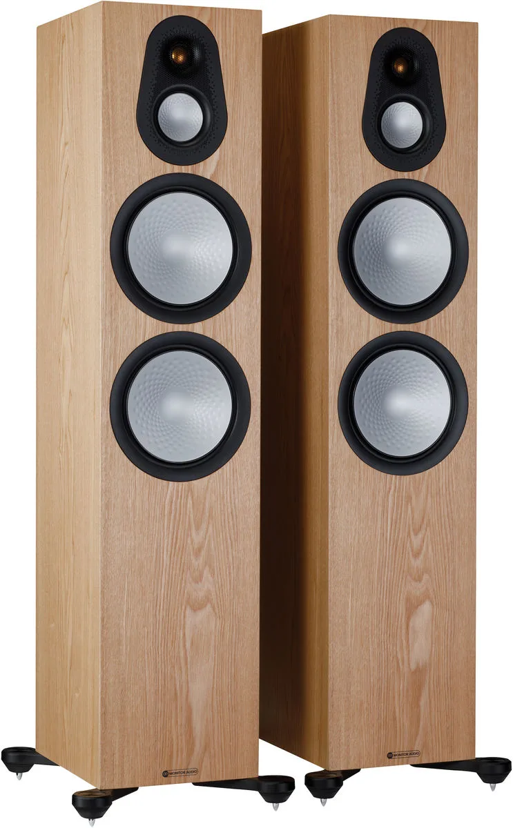 Monitor Audio Silver 500 7G Chêne naturel (la paire) Enceintes colonne