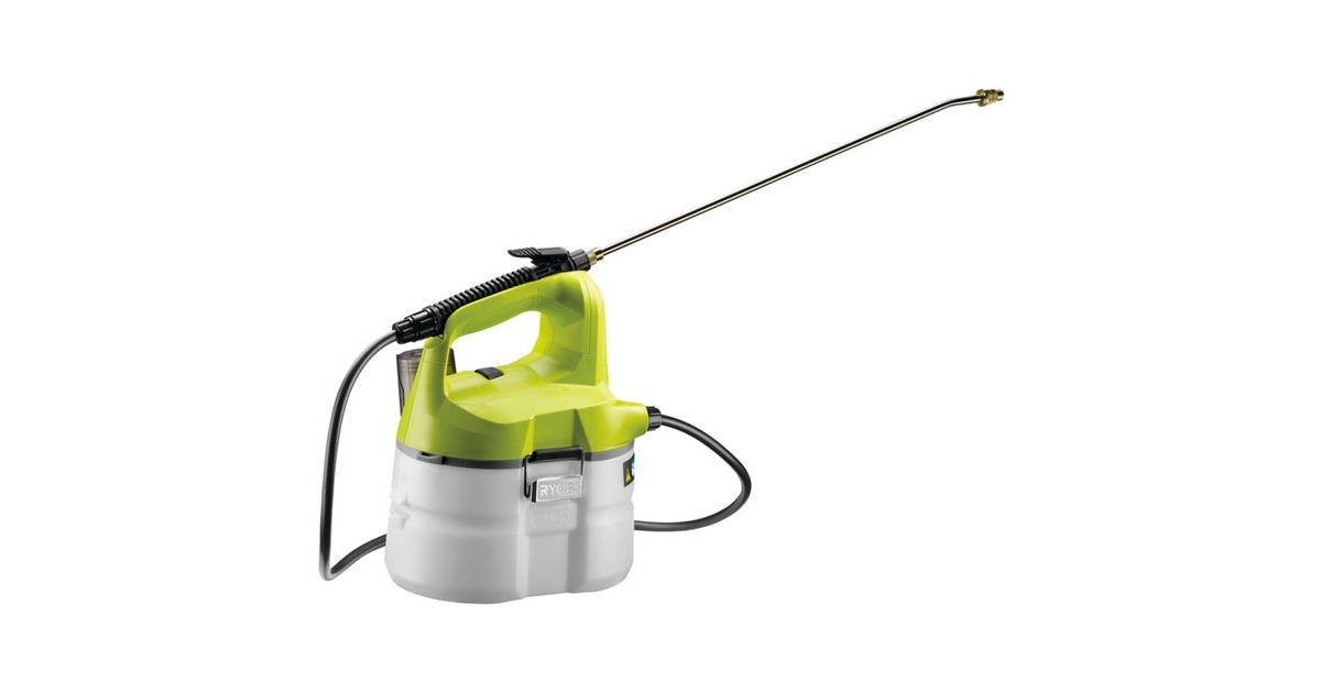 Ryobi18V Snoerloze accu onkruidsprayer drukspuit  (Groen/zwart, OWS1880, 18V)