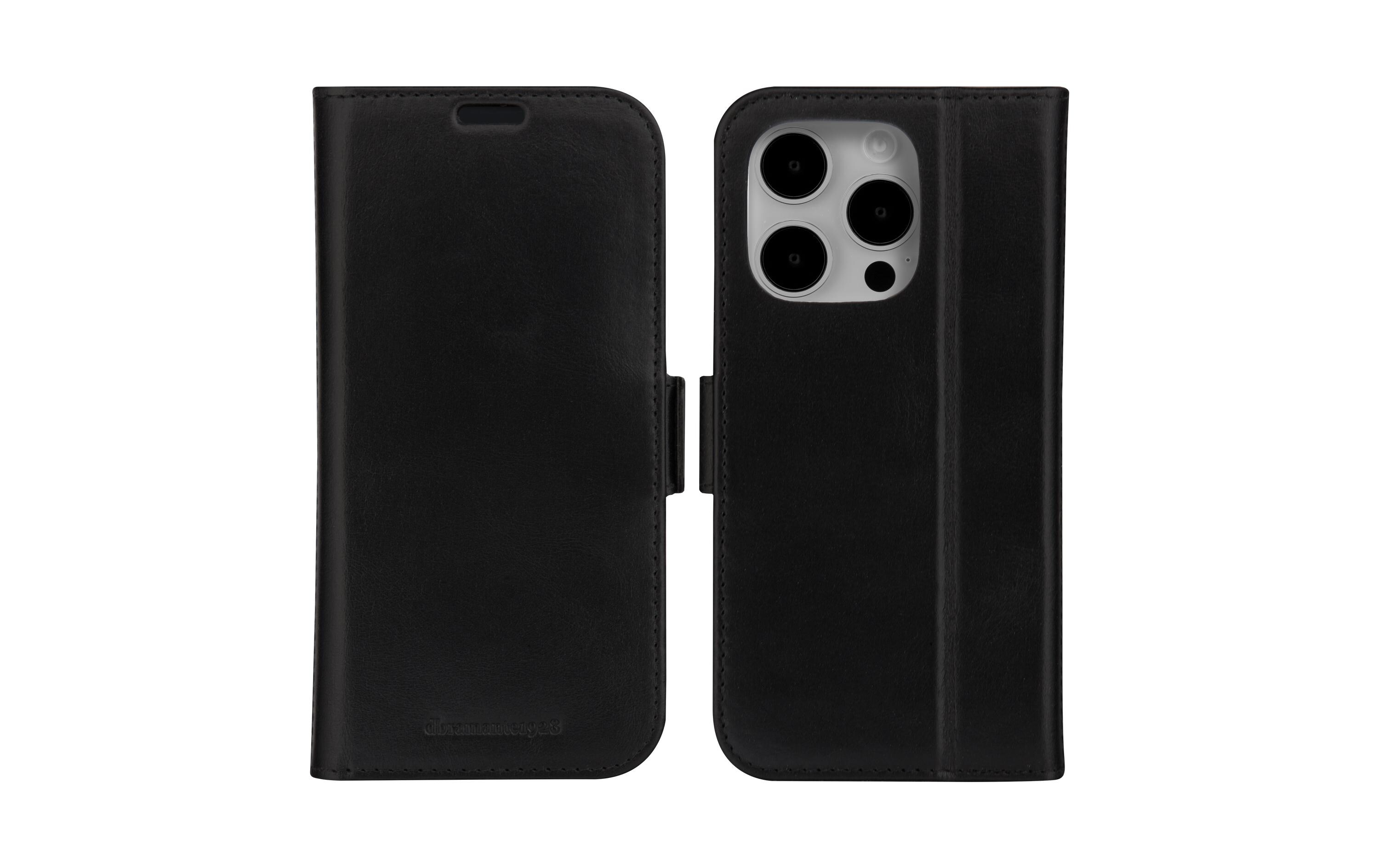Book Cover Copenhagen iPhone 15 Pro SchwarzSchutzhülle für das Apple iPhone 15 Pro