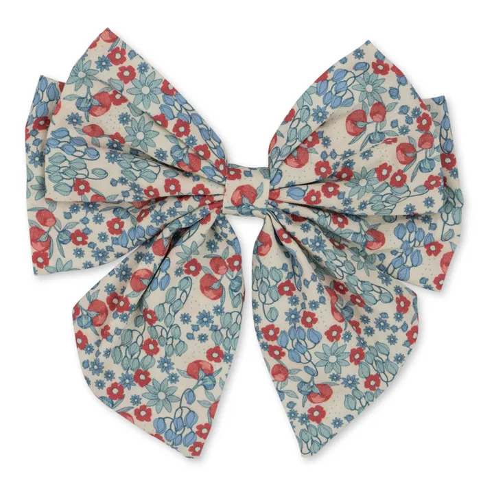Konges Sløjd Barrette Nœud Bowie Coton Bio | Bleu