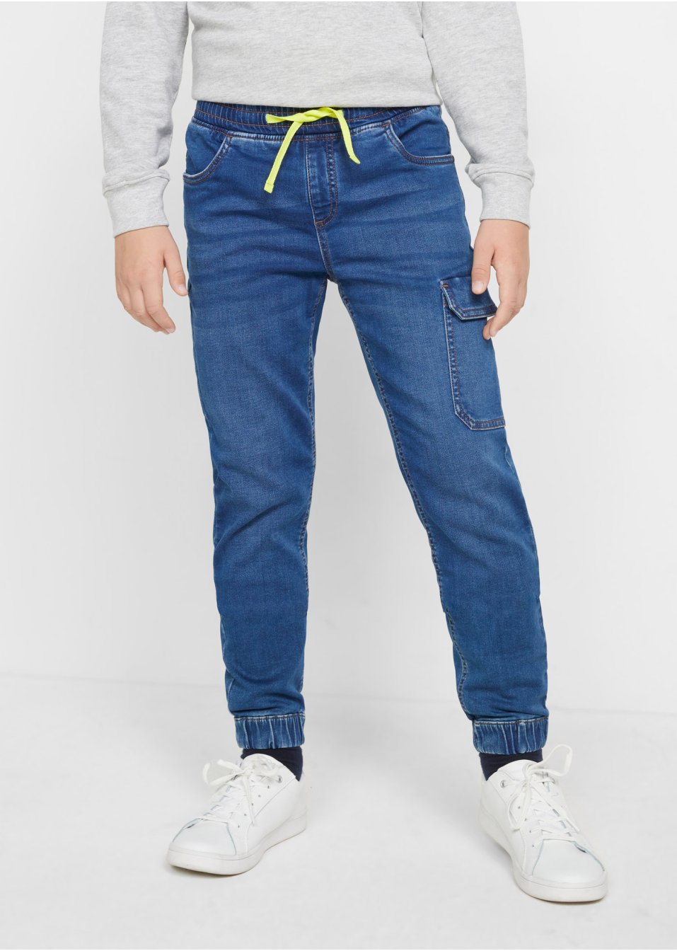 Jogg-jean cargo garçon, Slim Fit