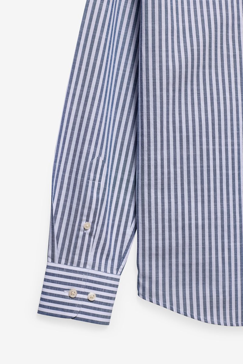 CAMISA ÀS RISCAS EM SLUB