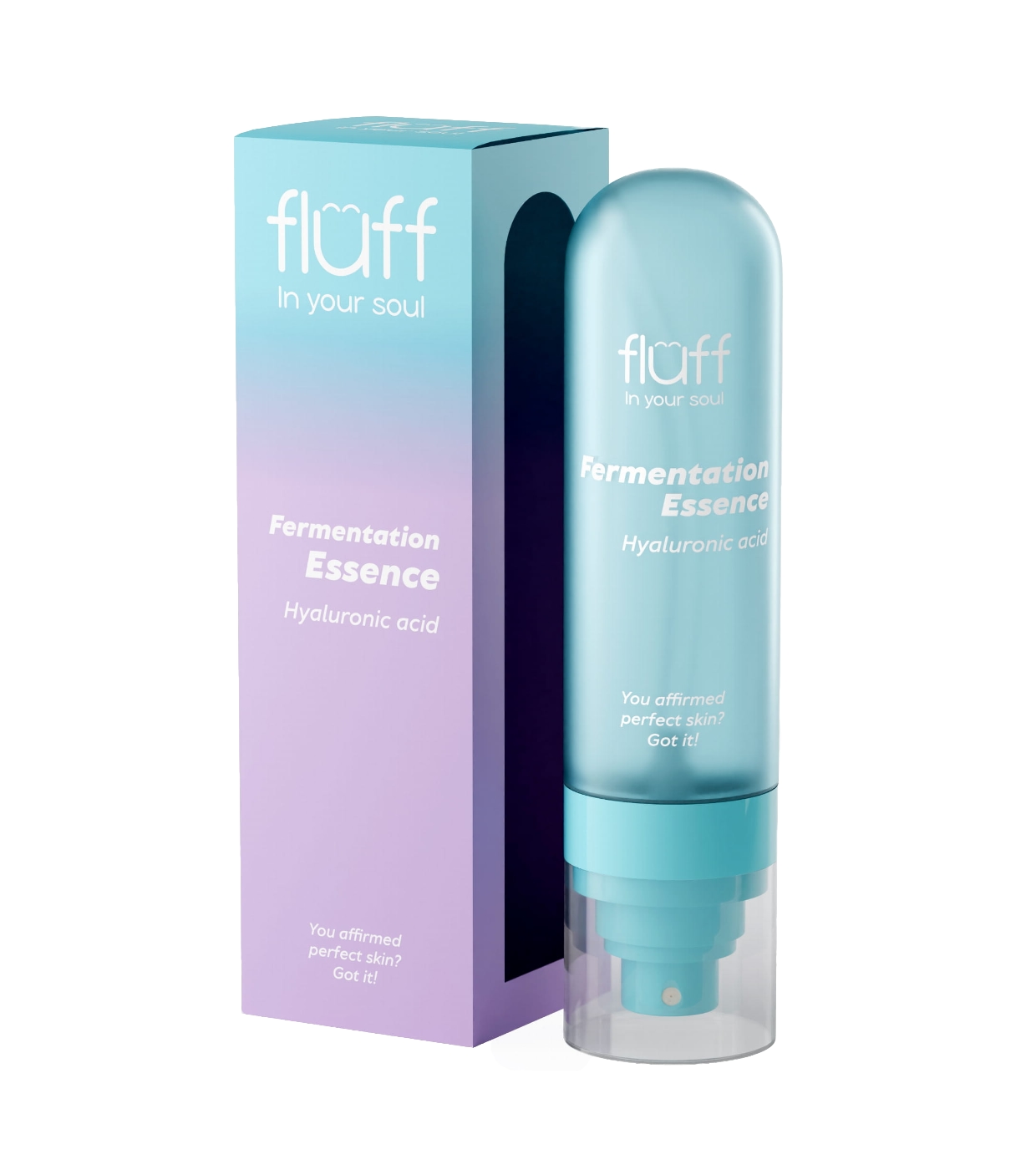 Fluff - *In Your Soul* - Essência facial com ácido hialurônico à base de extrato de bambu fermentado