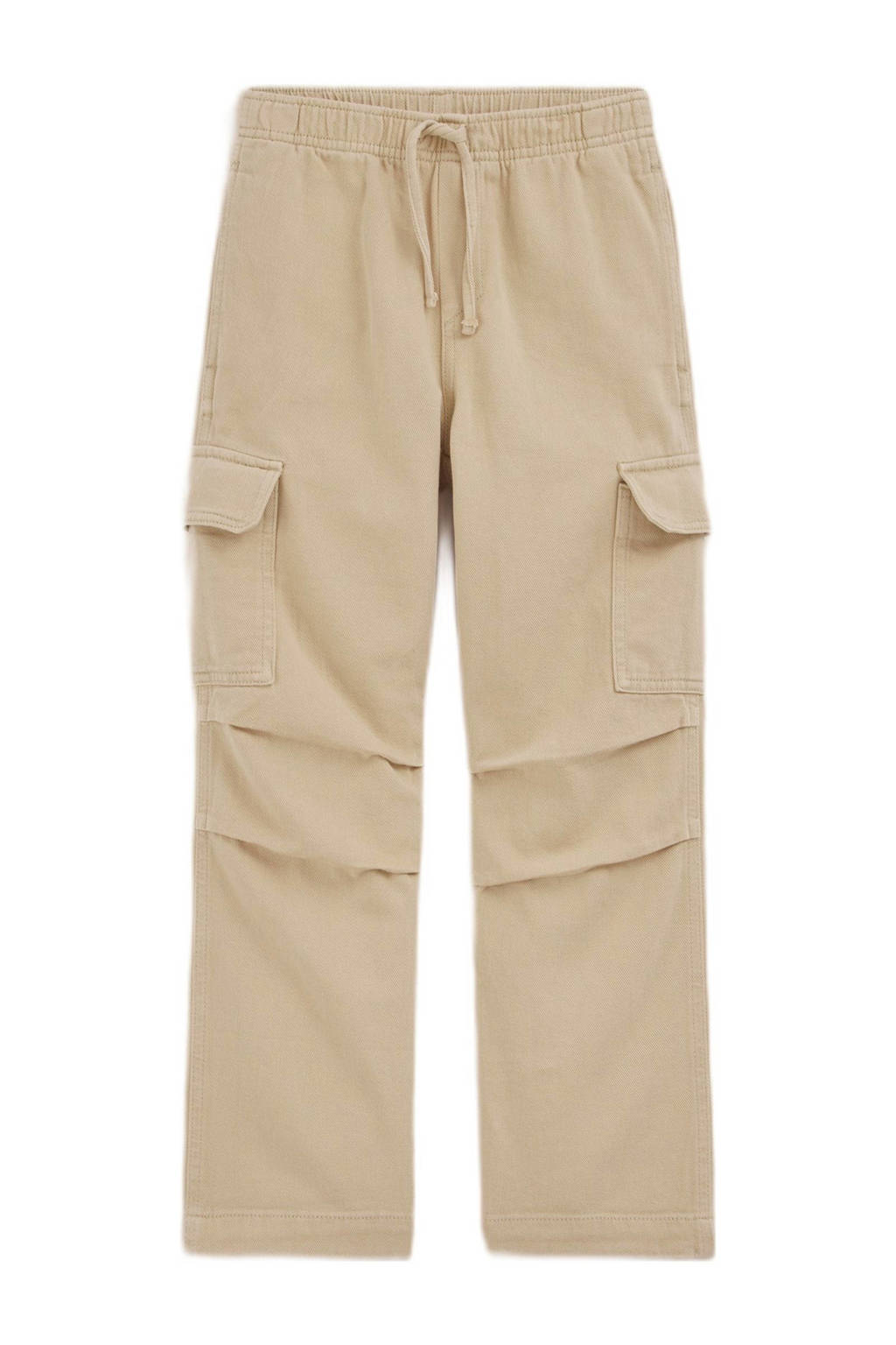 WE Fashion loose fit broek sand