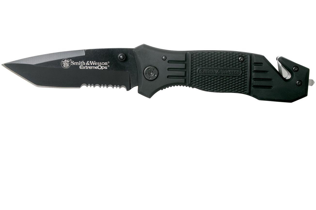 Smith & Wesson Extreme Ops SWFR2S zwart, reddingsmes