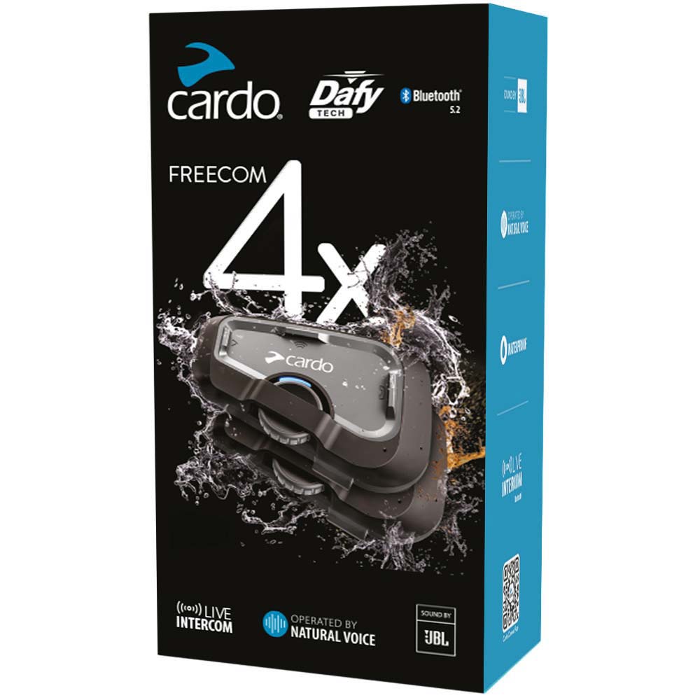 Cardo - Intercom Freecom 4X Solo Dafy Noir