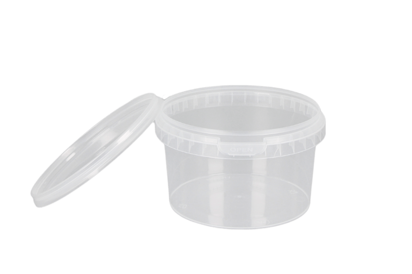 Verzegelbare verpakking rond PP 480cc + Deksel