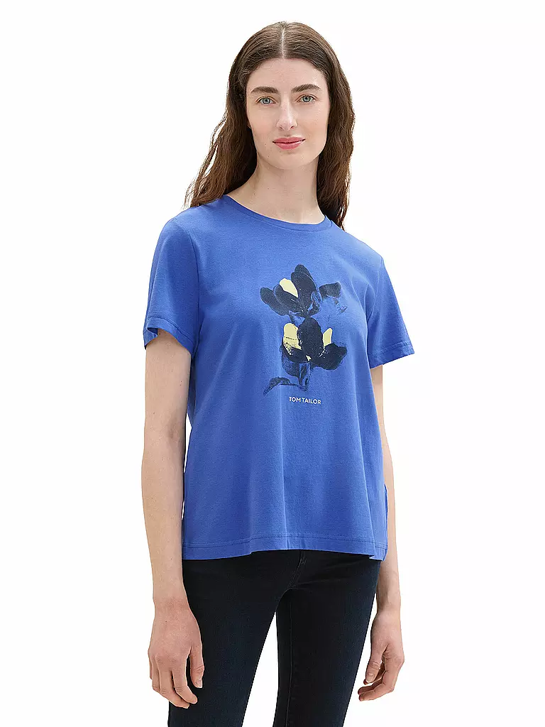 TOM TAILOR T-Shirt blau