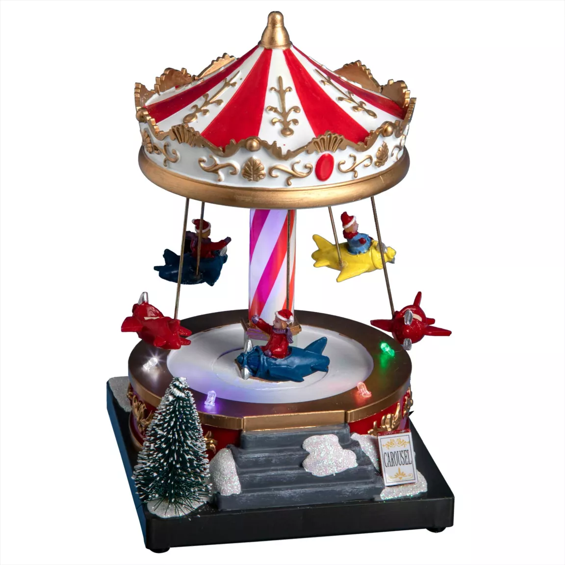 Carrousel lumineux et musical à piles Carrousel avions
