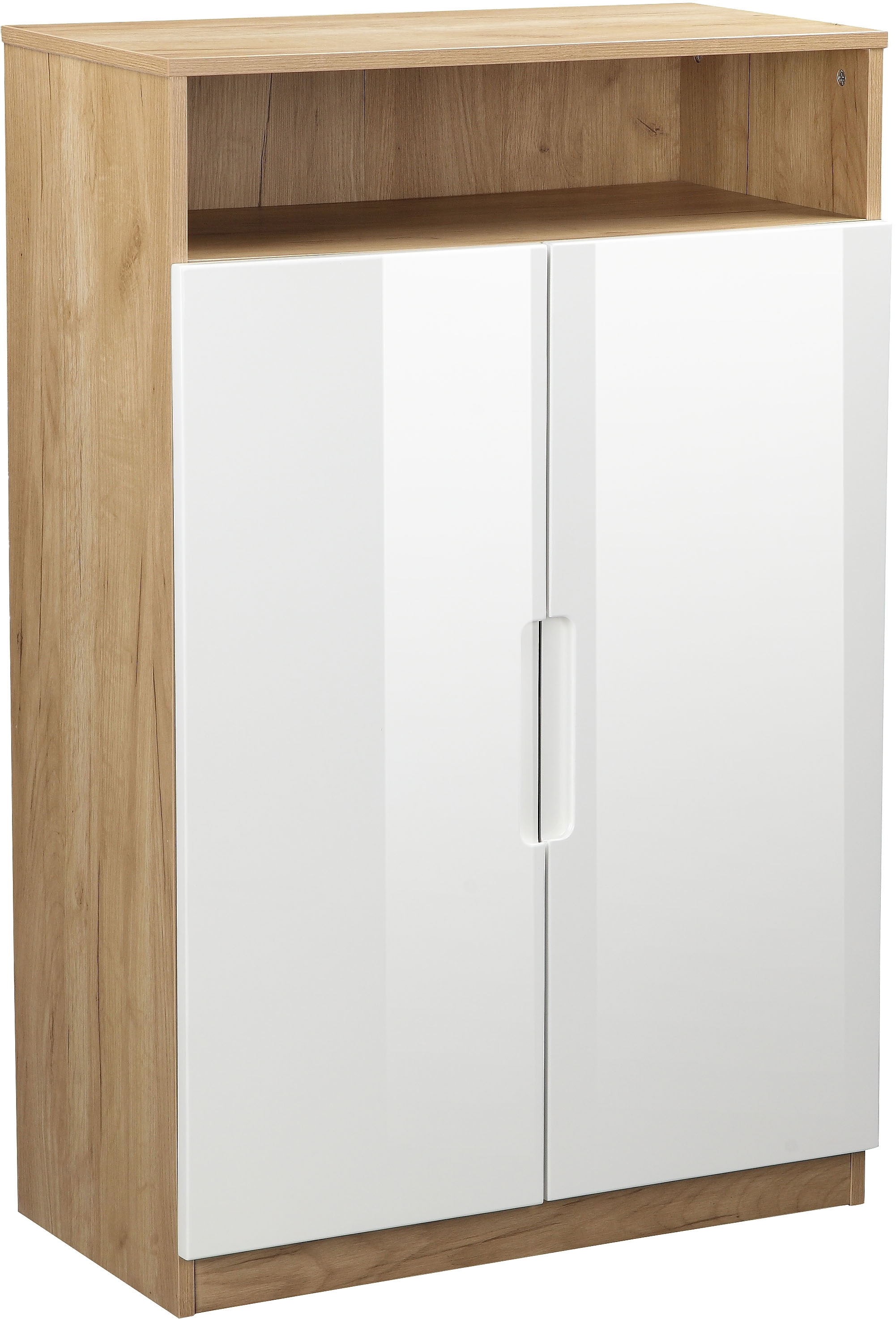andas Aktenschrank »Lund« mit Griffmulden & Hochglanzfronten, Aktenordnerhöhe, Breite 70 cm