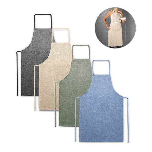hi!dea 99812 - Tablier avec coton recyclé (140 g/m²)