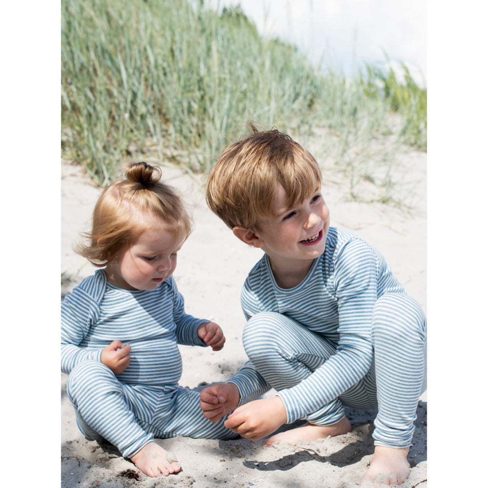 Køb Serendipity Azur/Ecru Slim Bluse Stripe
