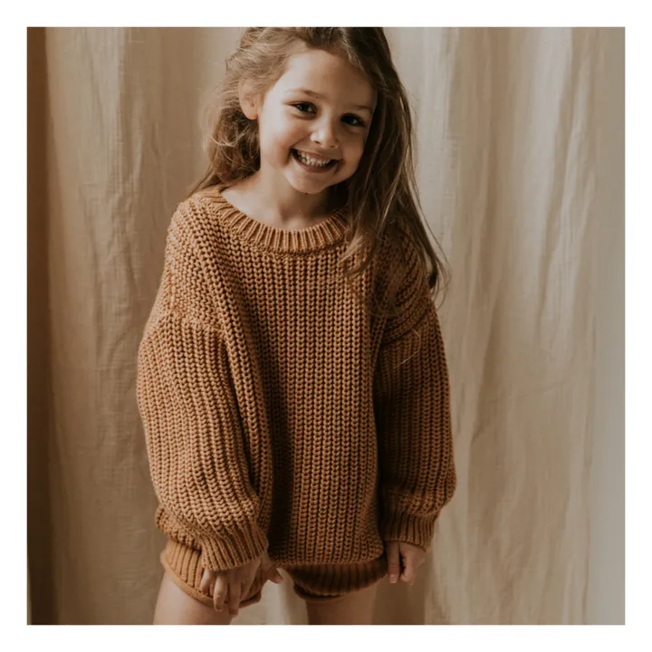 Yuki Pull Chunky Coton Bio | Camel