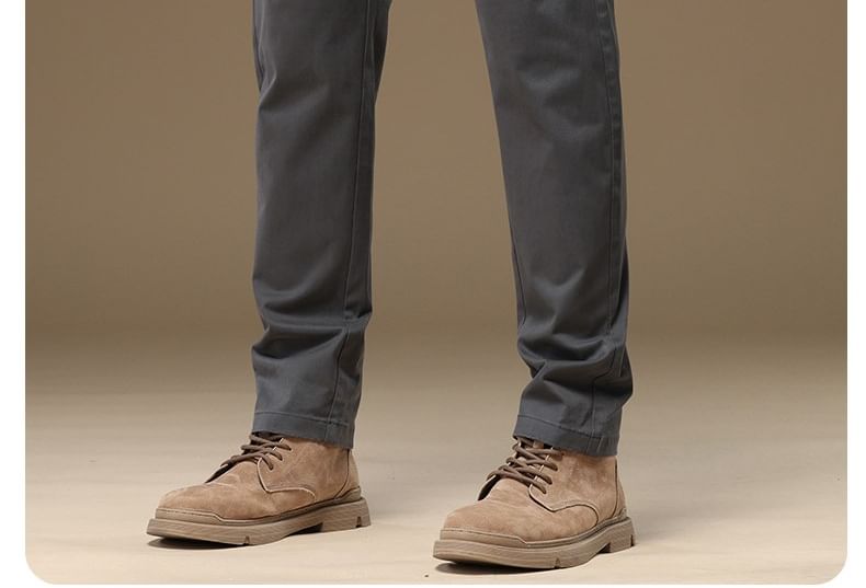Nataro - Halfhoge effen rechte broek