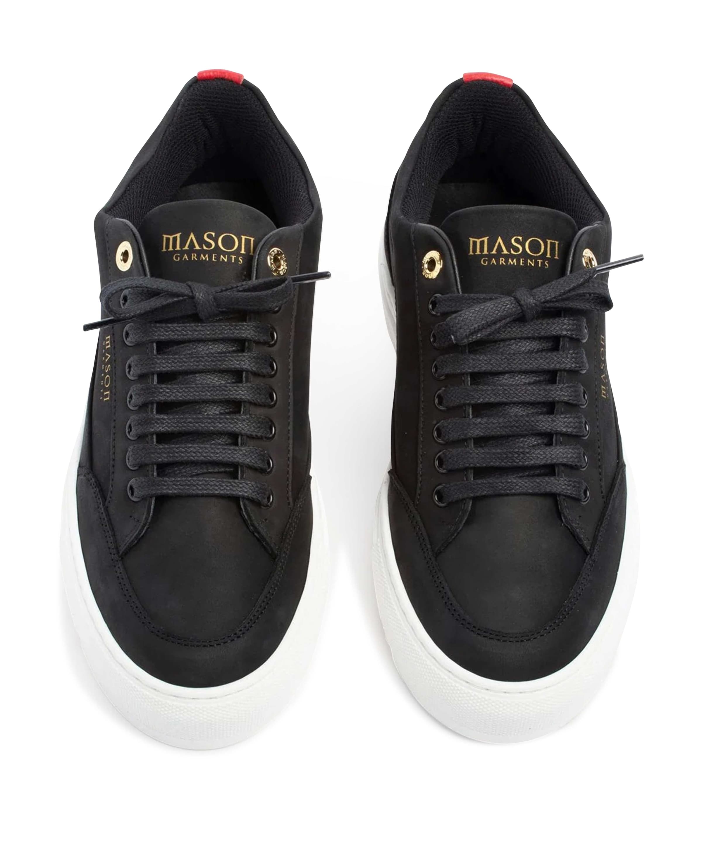 Mason Garments Tia Nabuk ESS heren sneakers zwart