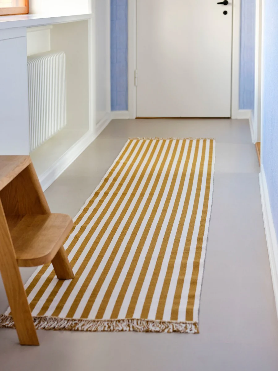 HAY  Stripes and stripes dørmåtte, Cacao sky - 52x95 cm.