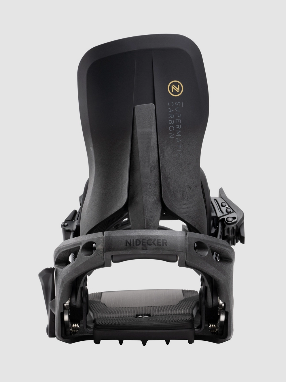 Nidecker Supermatic Carbon 2025 Snowboard Bindings black