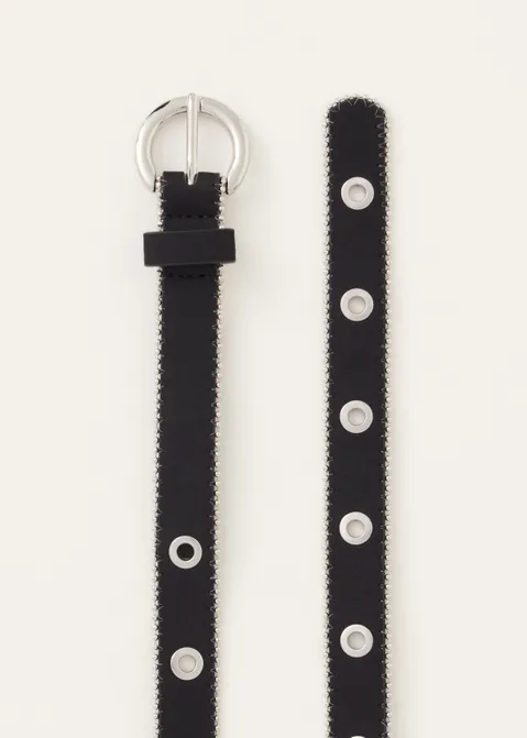 Ballchain riem zwart (ZWART)