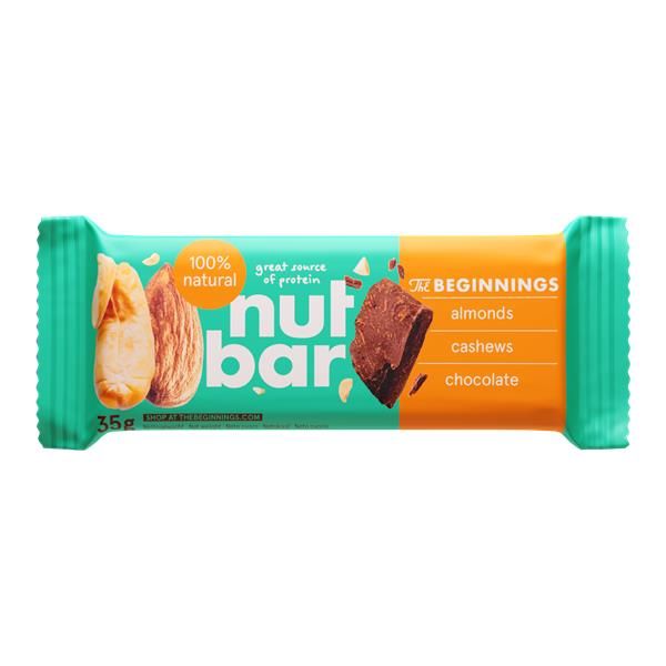 Barra Chocolate Frutos Secos 35G