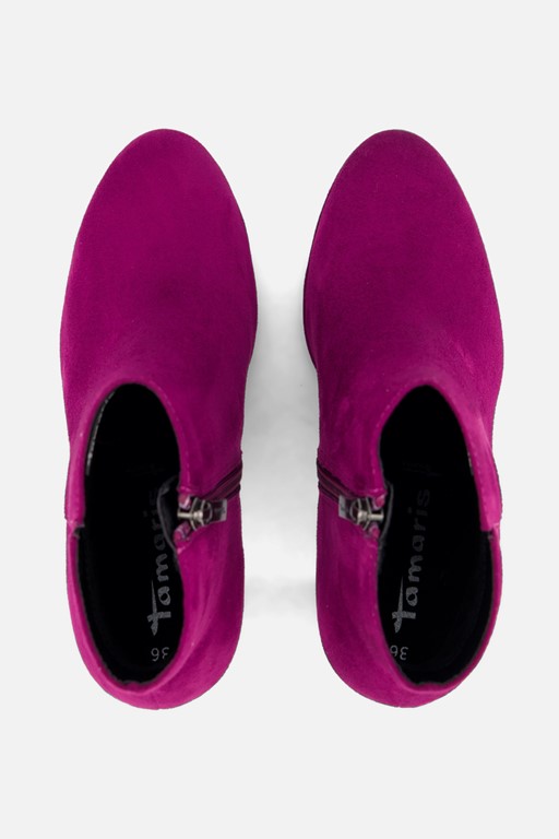 Tamaris Enkellaarsjes roze Textiel