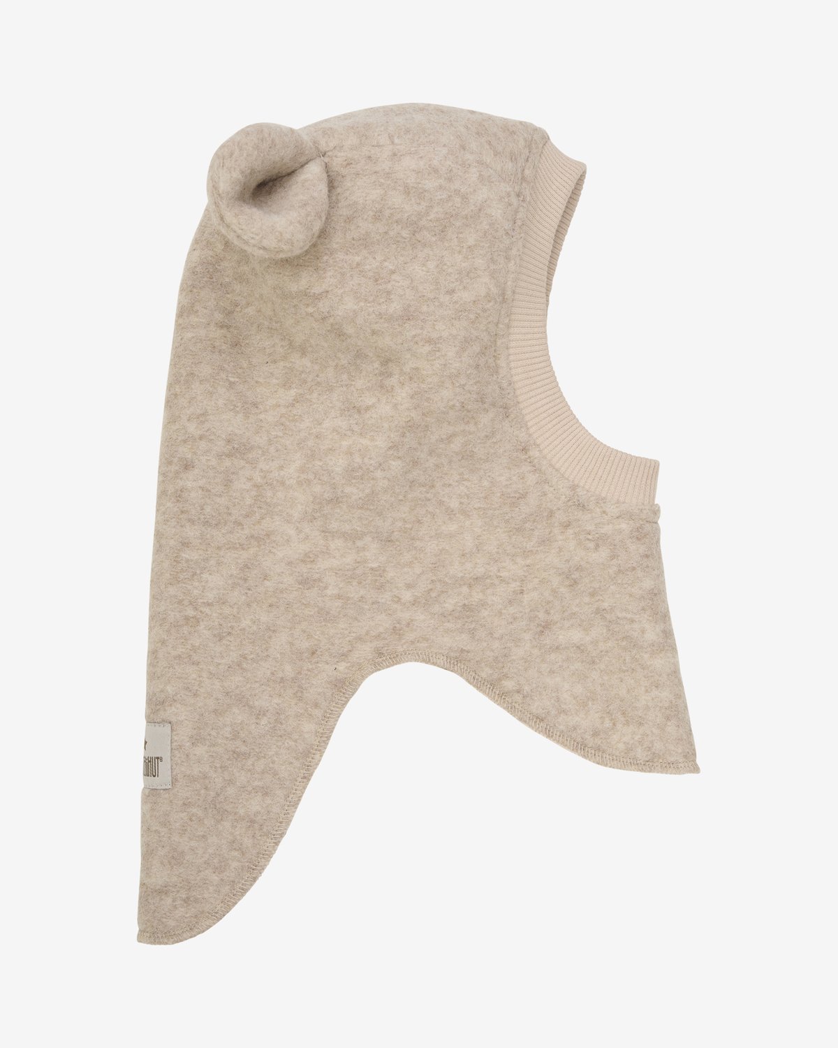 Balaclava Ull 2-lags – Bamseører, Børstet Ullfleece | Ears Wool