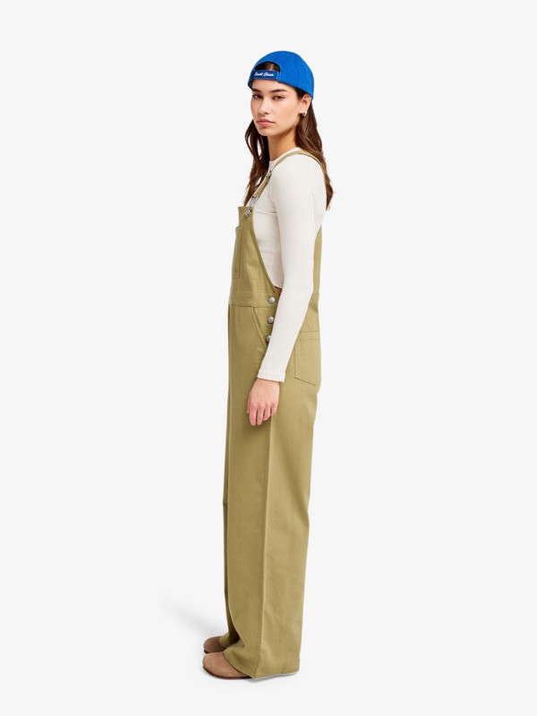 Trail Blazer Twill Salopette en sergé Vert Femme
