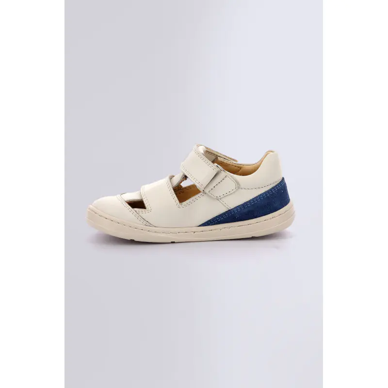 Kickbloom Blanc casse BASKETS BASSES Cuir Garçon