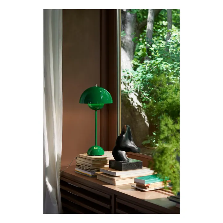& Tradition Lampe à poser Flowerpot VP3, Verner Panton, 1969 | Vert