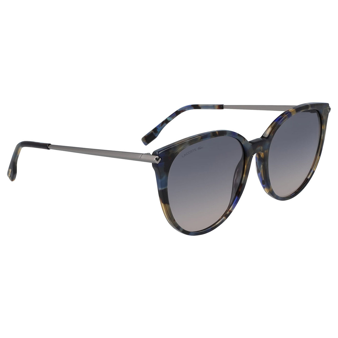 Lacoste Lunettes de soleil Femme havane bleu