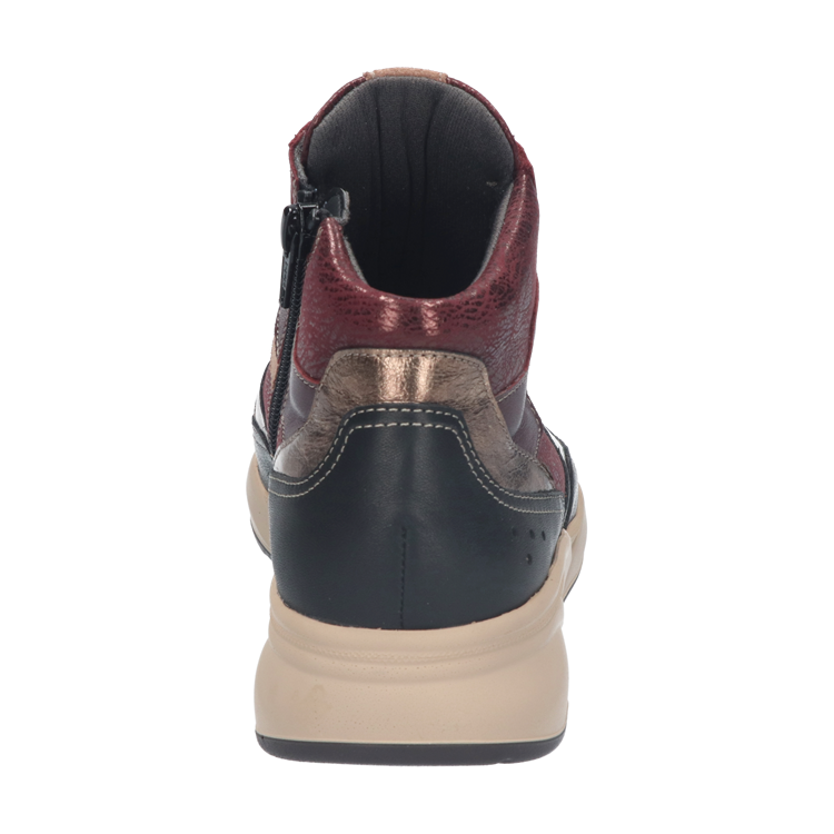 Durea 9778 wijdte H ZWART/BRUNELLO/GOUD/BORDO