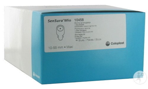 Coloplast SenSura Mio Poche Vidable Transparente Maxi 10-55mm/650ml Pièces 30 (10458)