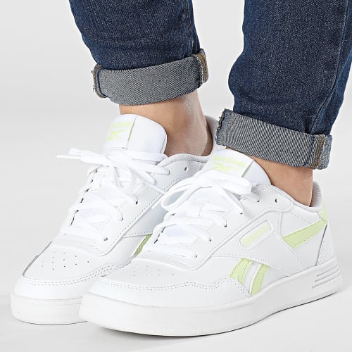 Baskets Femme Reebok Court Advance 100033809 White Citrus Glow Footwear White