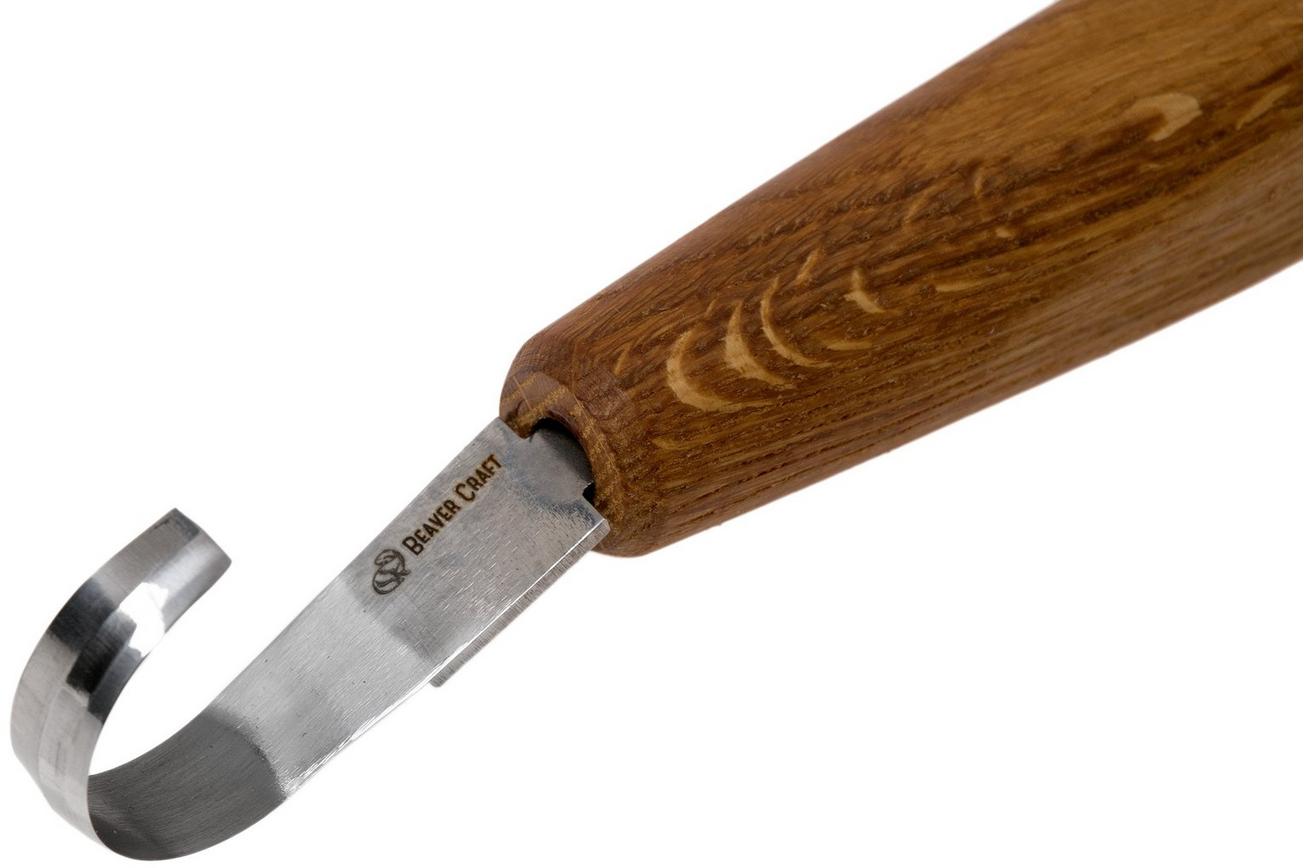BeaverCraft Oak Spoon Carving Knife Deep Cut SK5R, rechtshandig